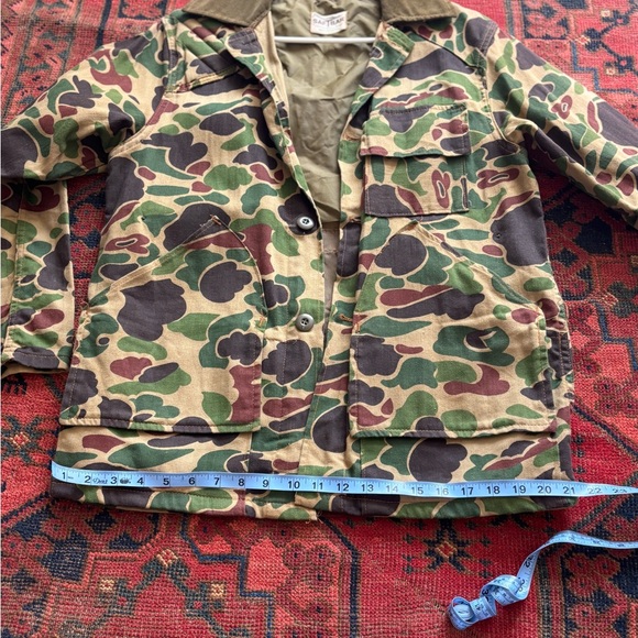 Vintage Camouflage Jacket with Corduroy Collar - Picture 7 of 9